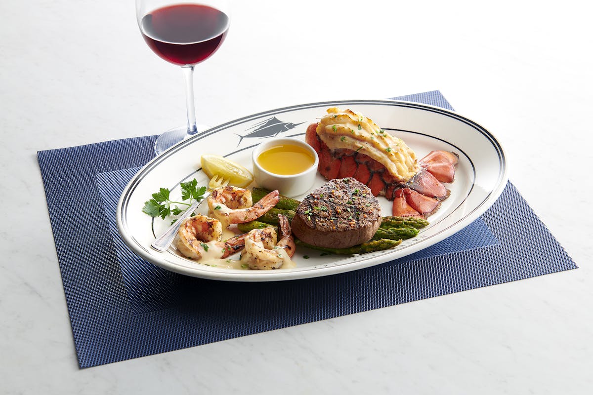 a plate of food on a table