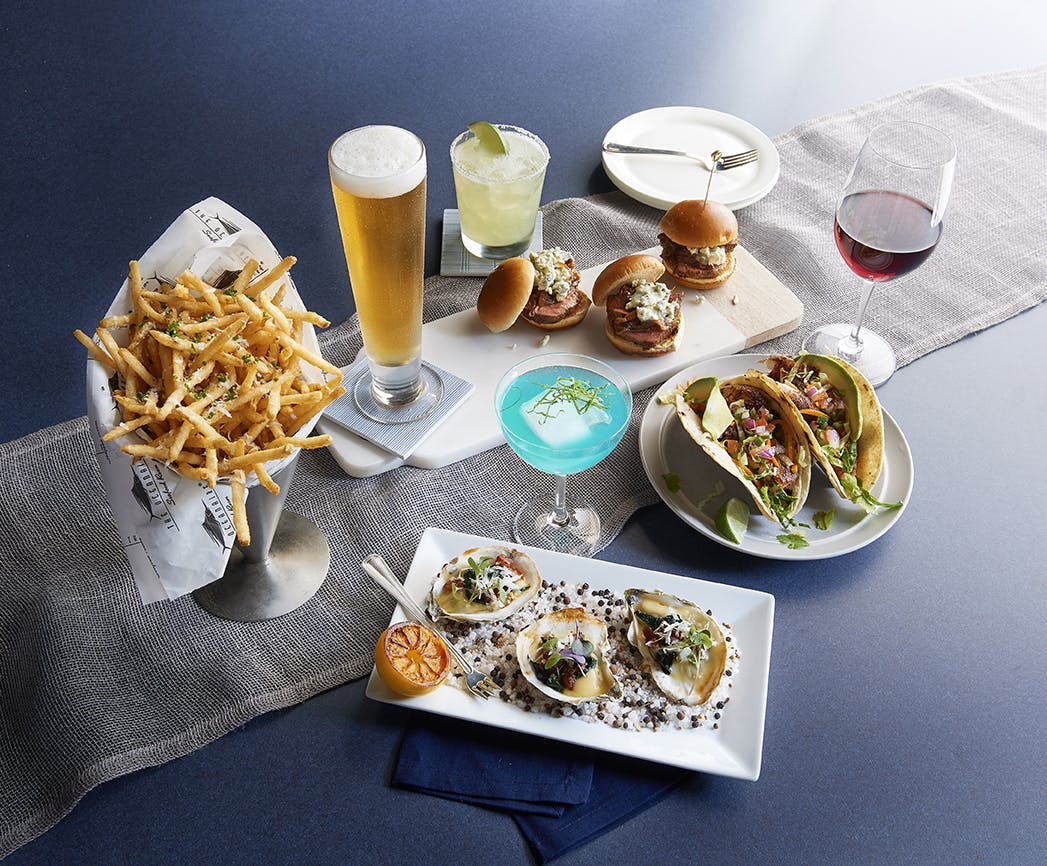 a plate of food on a table