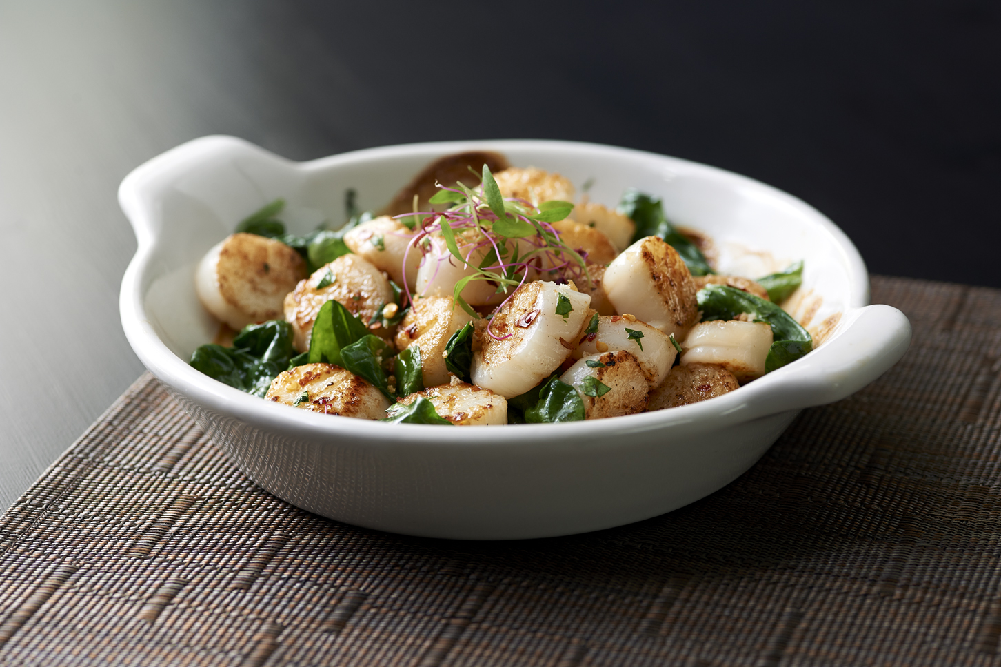 a bowl of food with broccoli