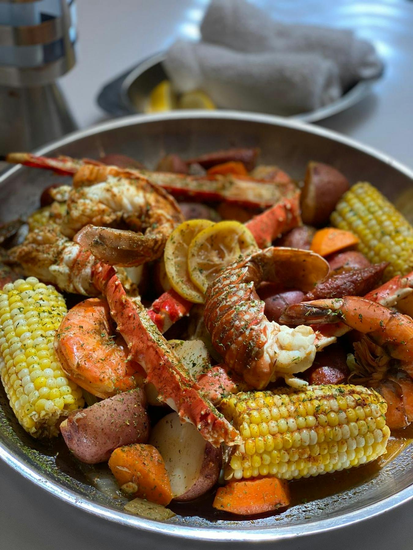 Lobster & King Crab Boil | The Oceanaire | Fine dining seafood