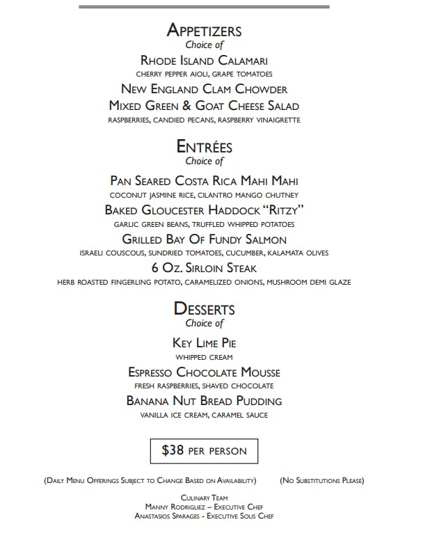 Dine Out Boston The Oceanaire Fine dining seafood restaurant in the US