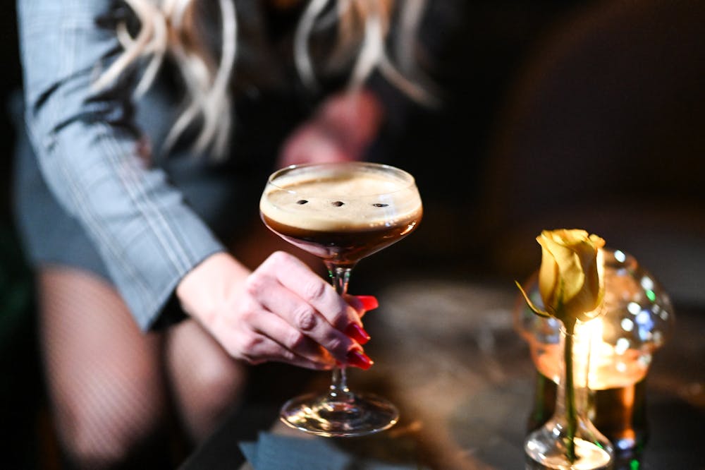 espresso martini at easy cocktail lounge speakeasy las vegas