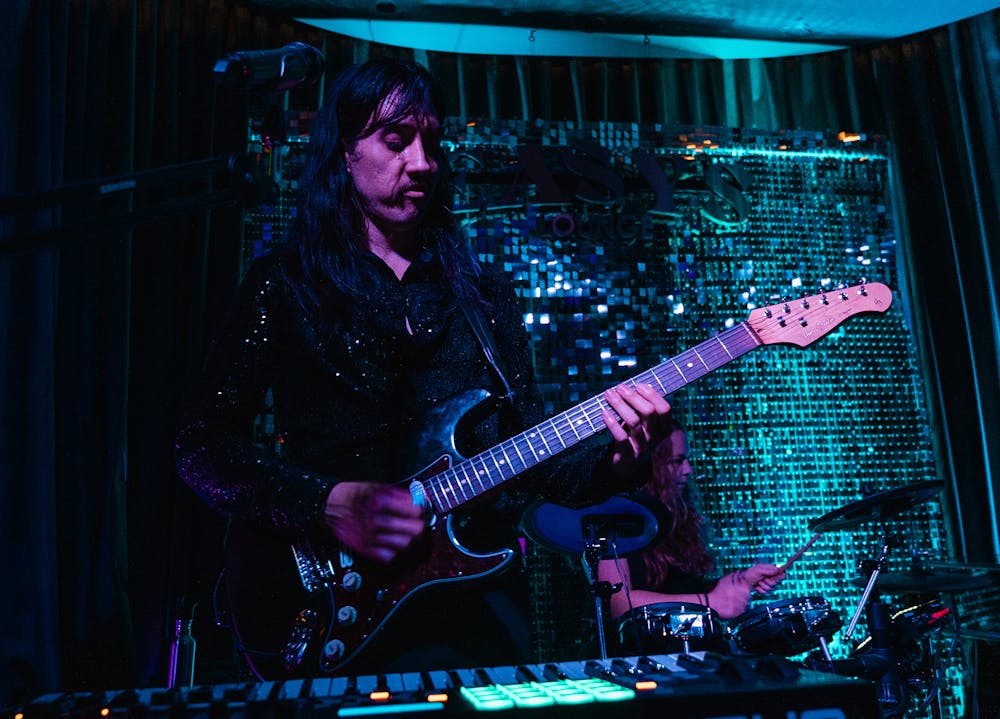 Band LUV U preforming at Disco Night at Las Vegas Live Music Venue Easys