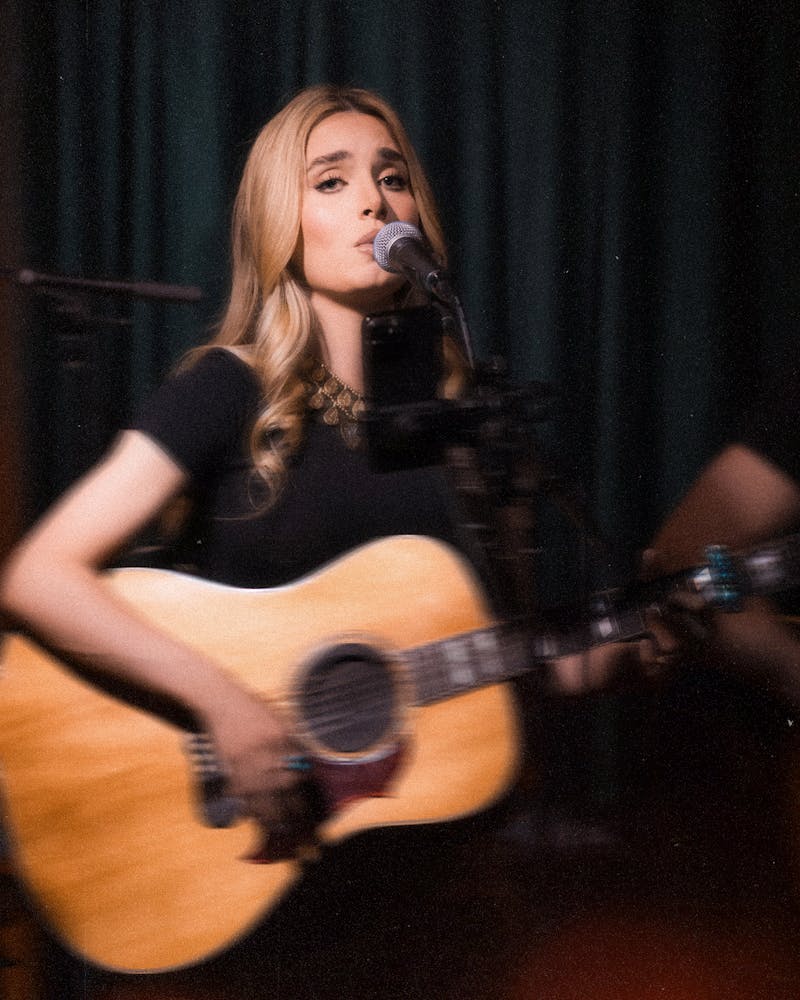 Siena Pagilla preforming at Las Vegas Live music venue Easys