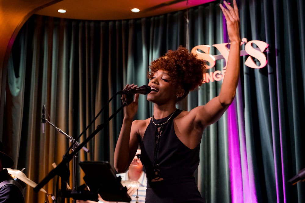 Las Vegas live music performance inside an intimate speakeasy lounge