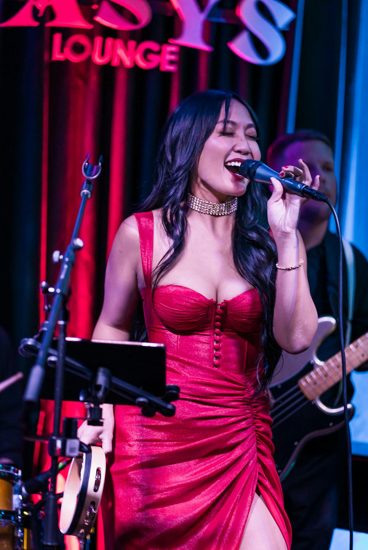 Jan Jan preforming at Las Vegas Live Music Venue Easy's