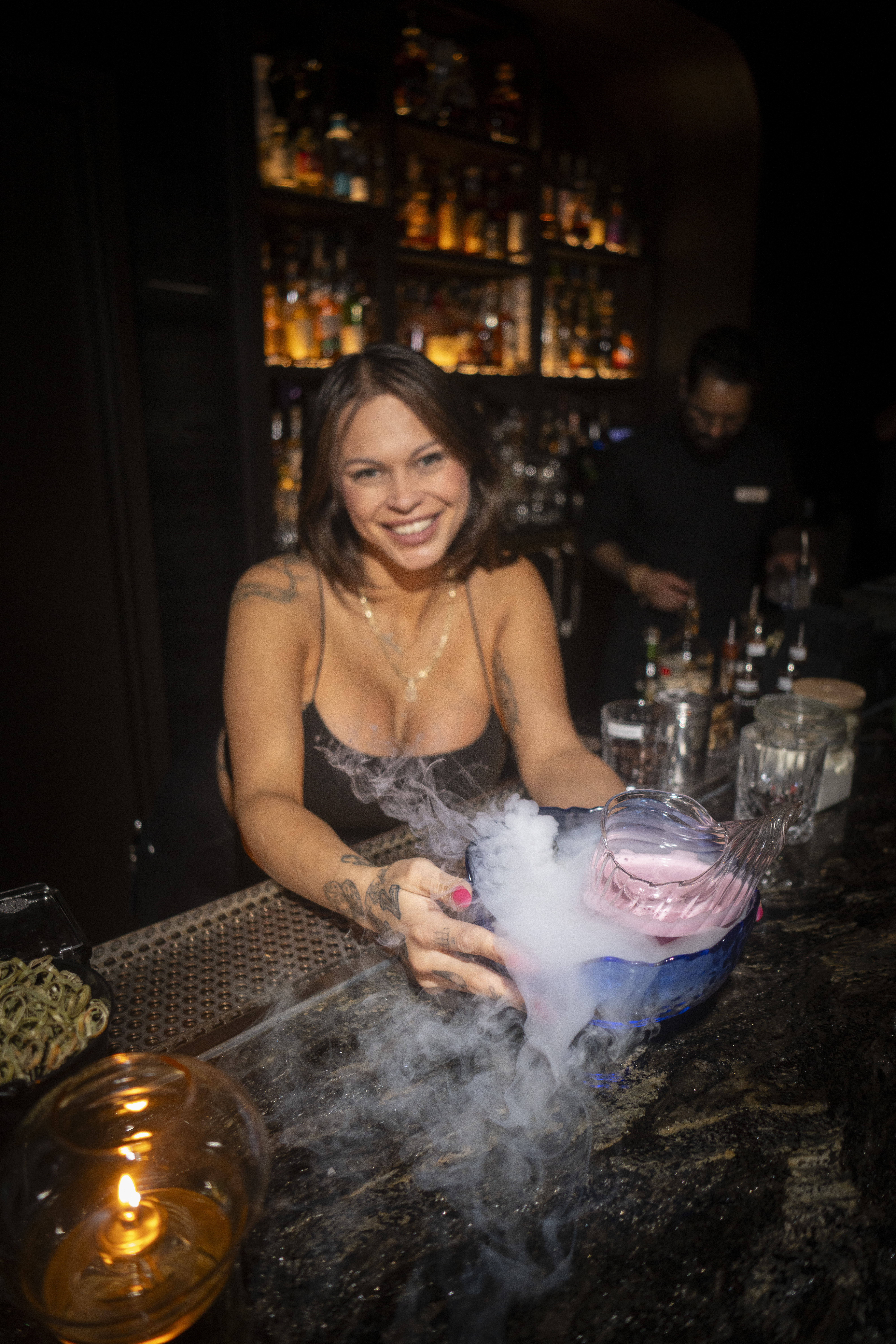 Creative over the top cocktail lounge