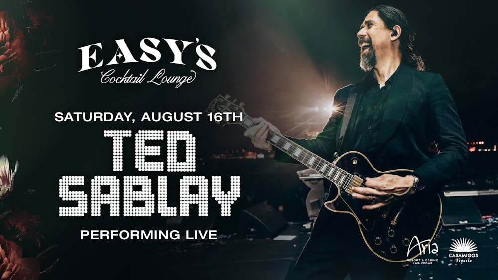 Ted Sabaly the Killers guitarist preforming live in Las Vegas at Easys Cocktail Lounge
