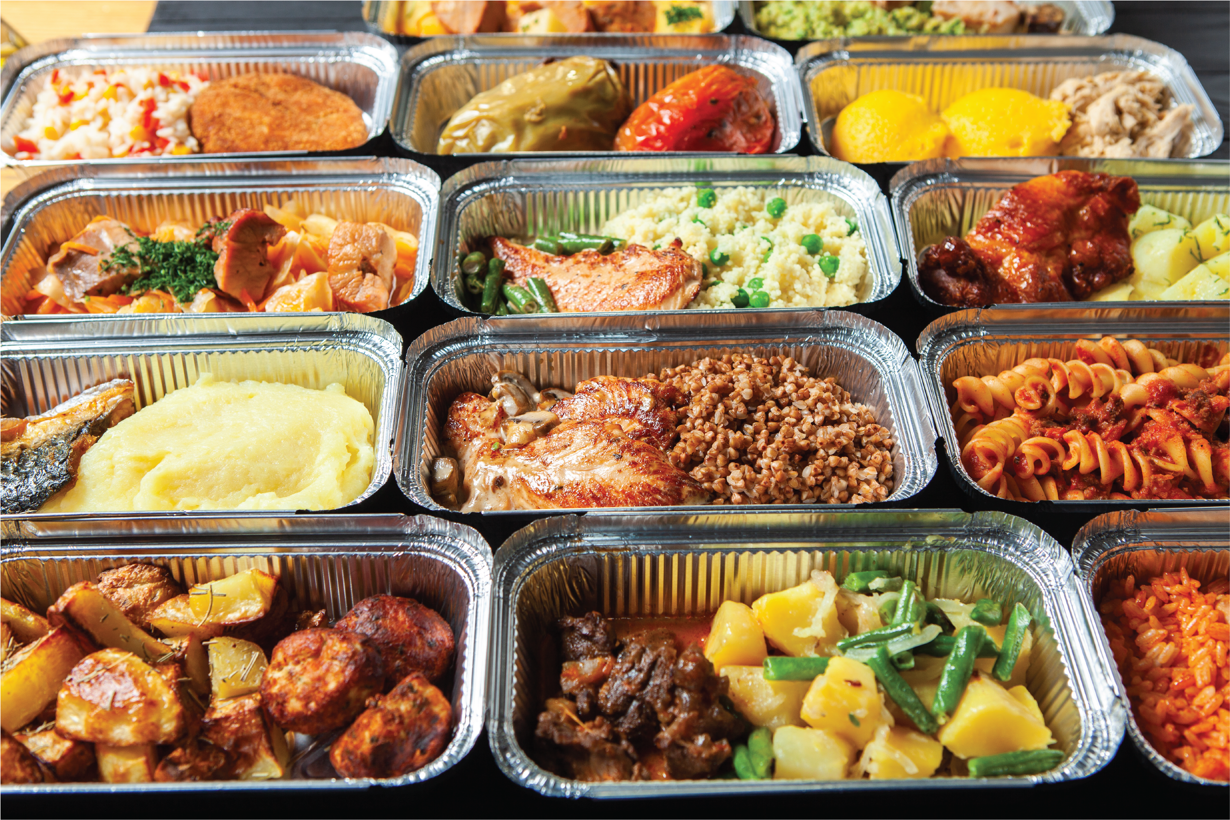 a box filled with different types of food
