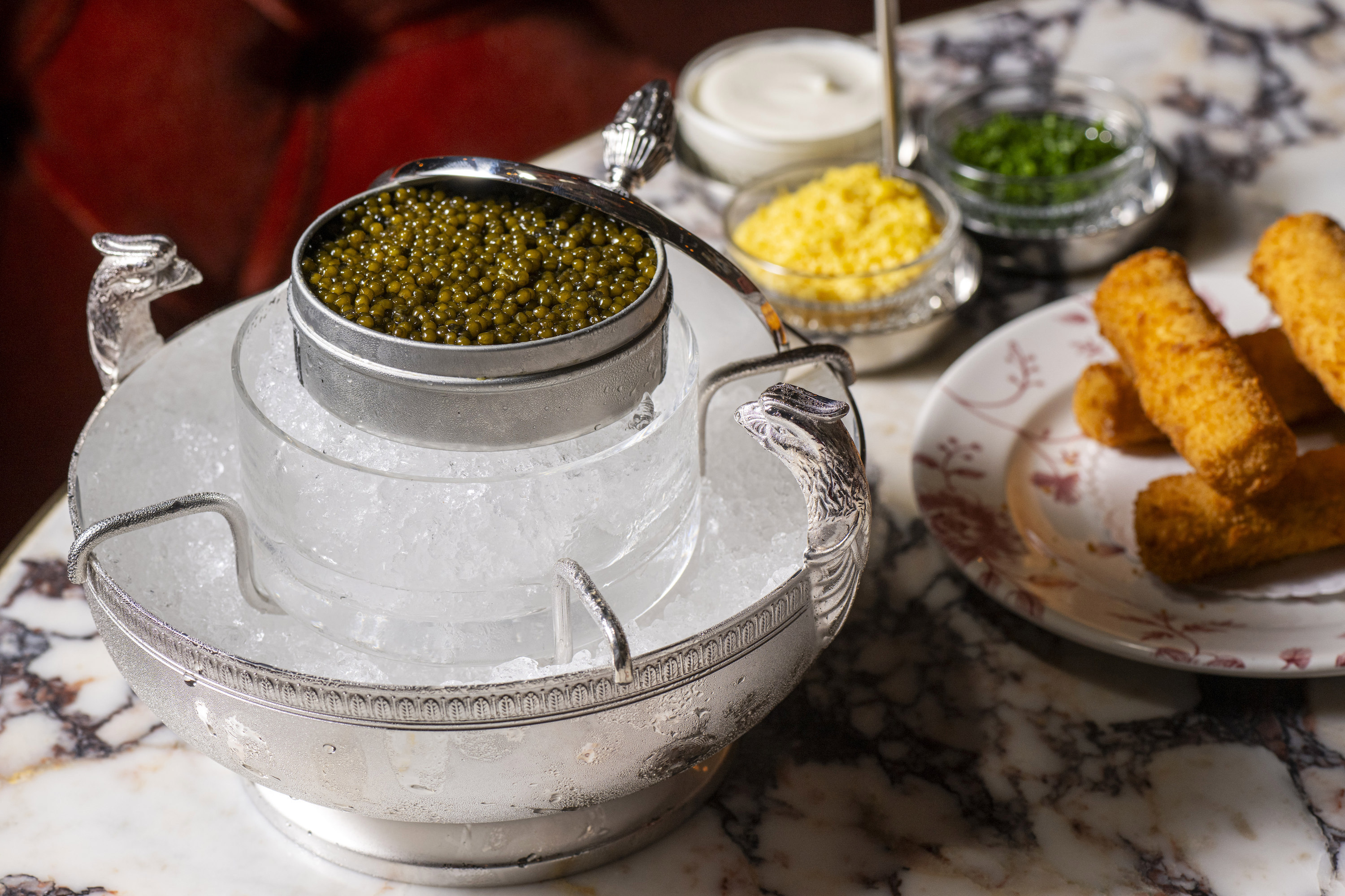 a plate of food on a table