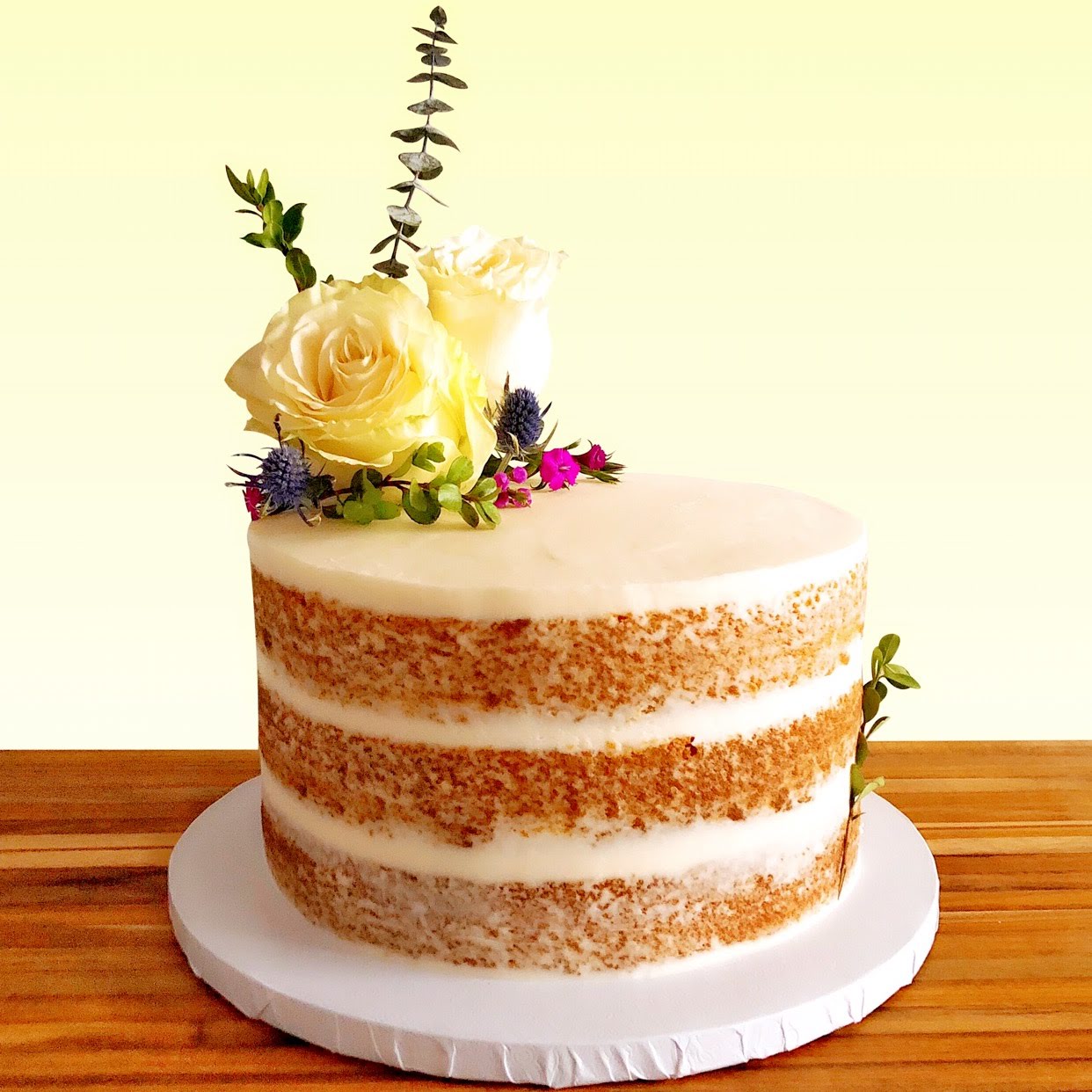 a piece of cake sitting on top of a table