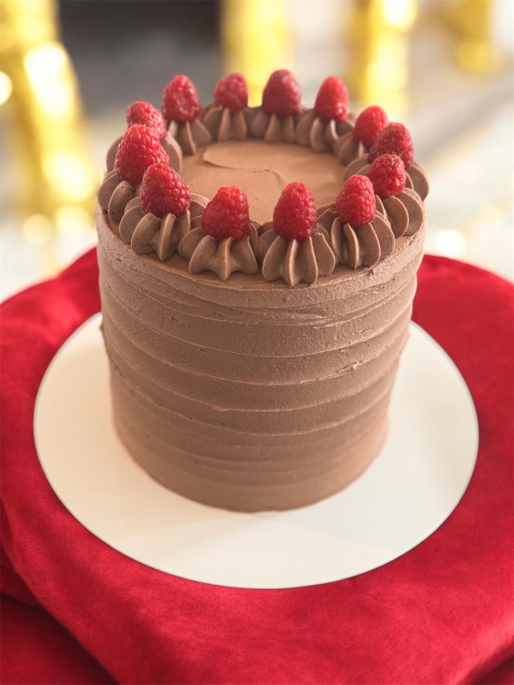 a birthday cake with a dessert on a plate