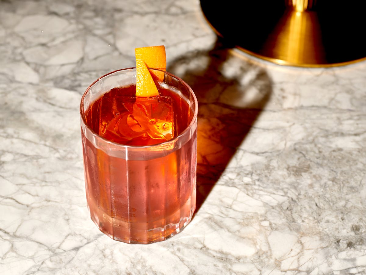 a glass of orange juice