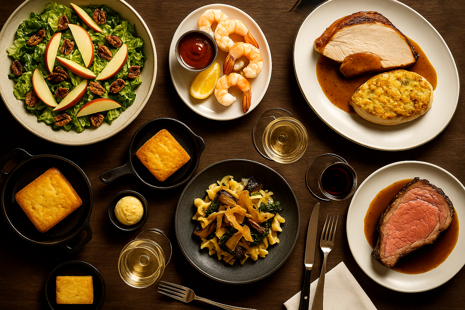 a plate of food on a table