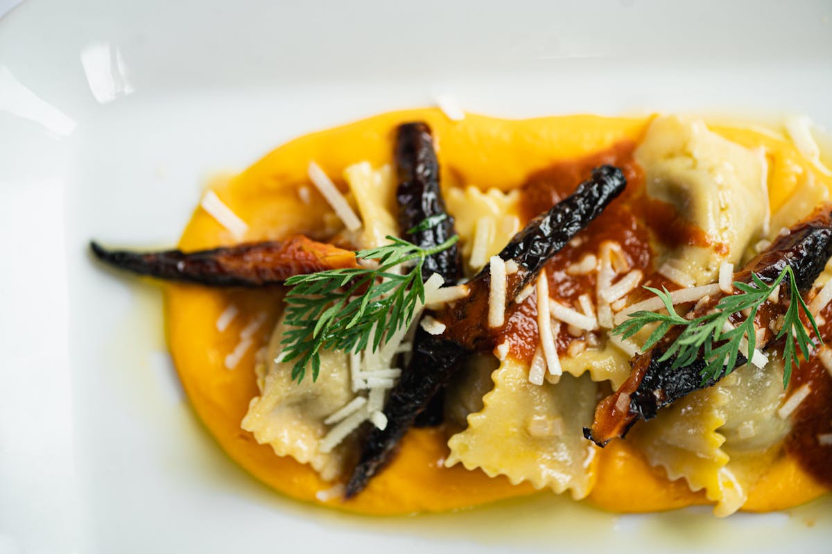 Agnolotti ravioli at Osteria Mattone in Roswell, GA.