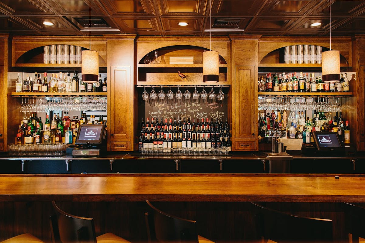 a store inside of a restaurant