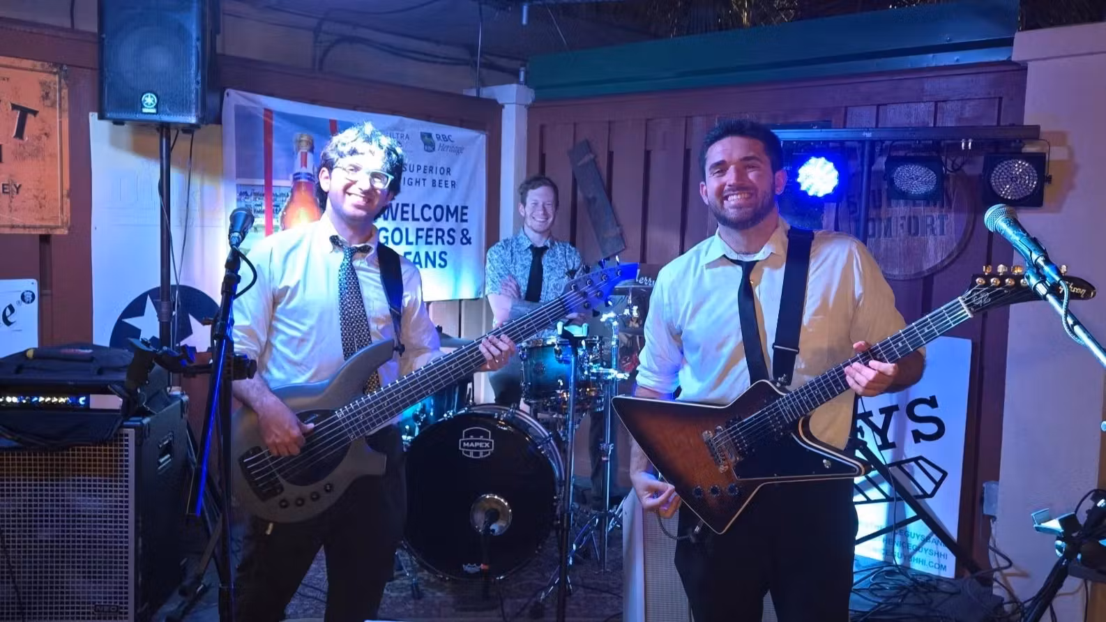 a man standing on a stage