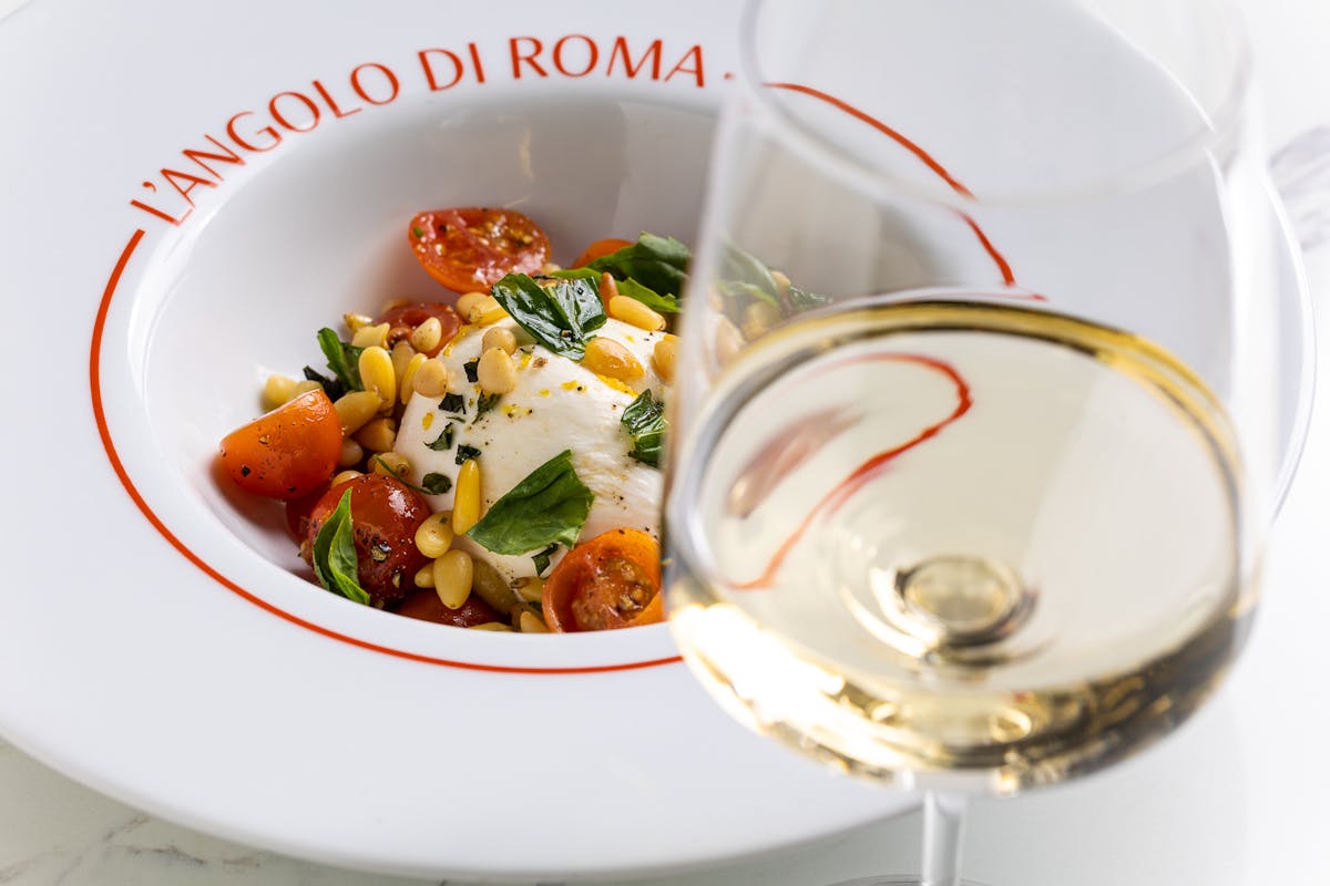 a plate of food on a table