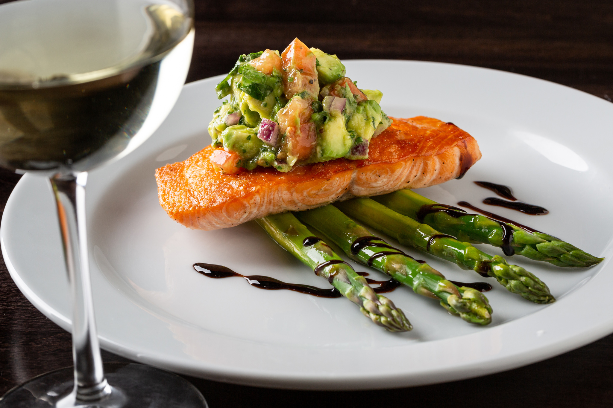 a plate of food on a table
