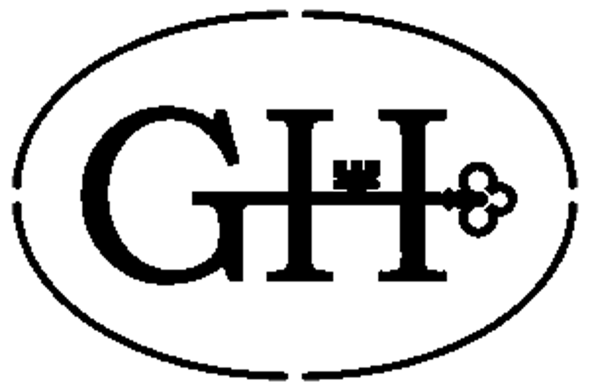 a close up of a logo