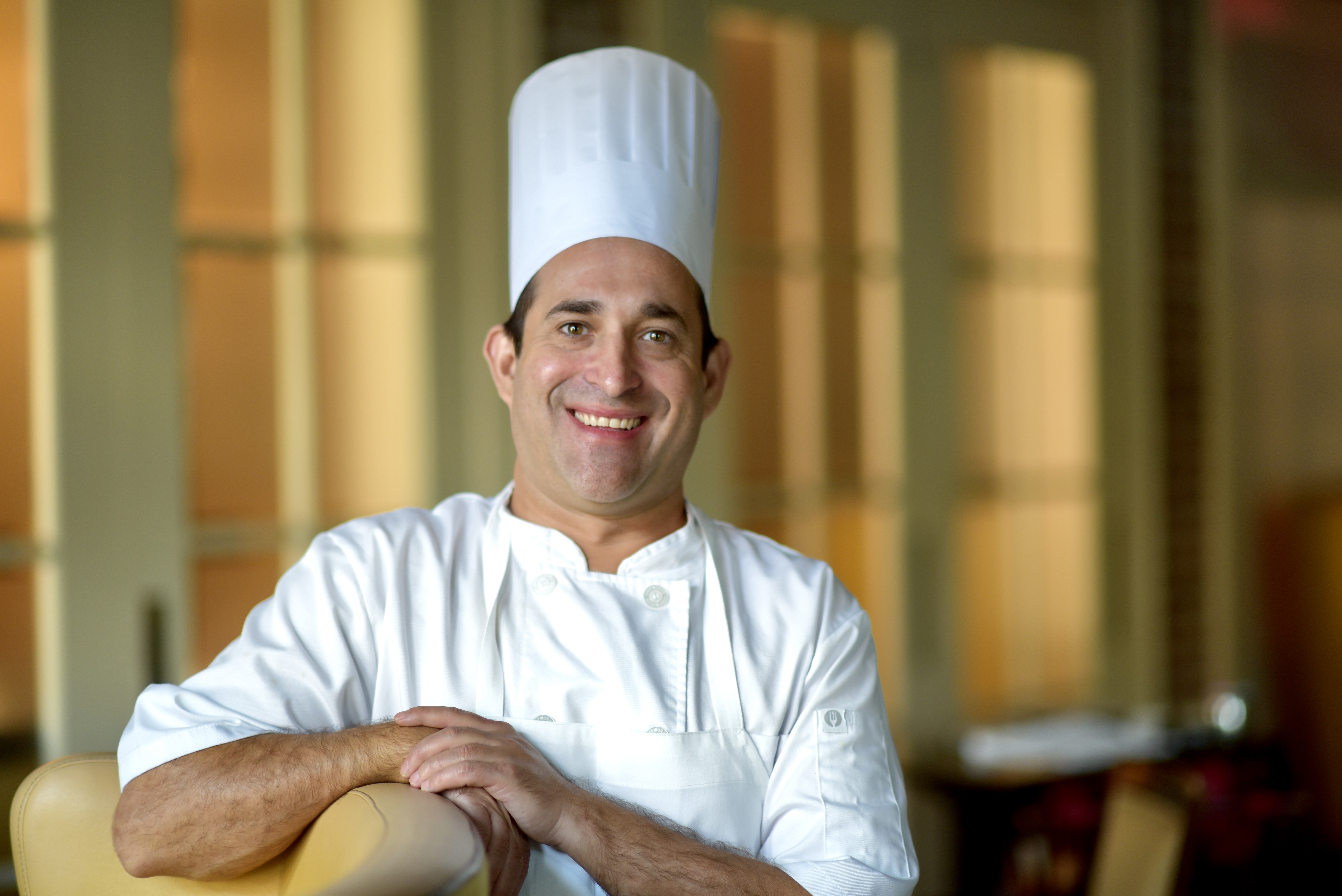 a person in a blue shirt