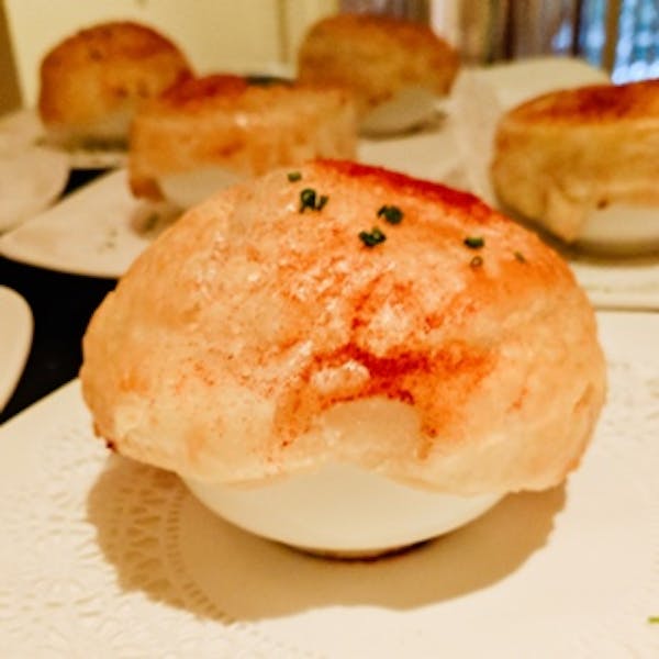 Lobster Bisque en Croute Brennan's of Houston The crown jewel of