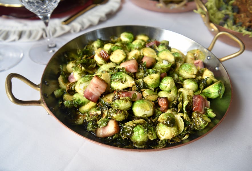 Glazed Brussels Sprouts Brennan's of Houston The crown
