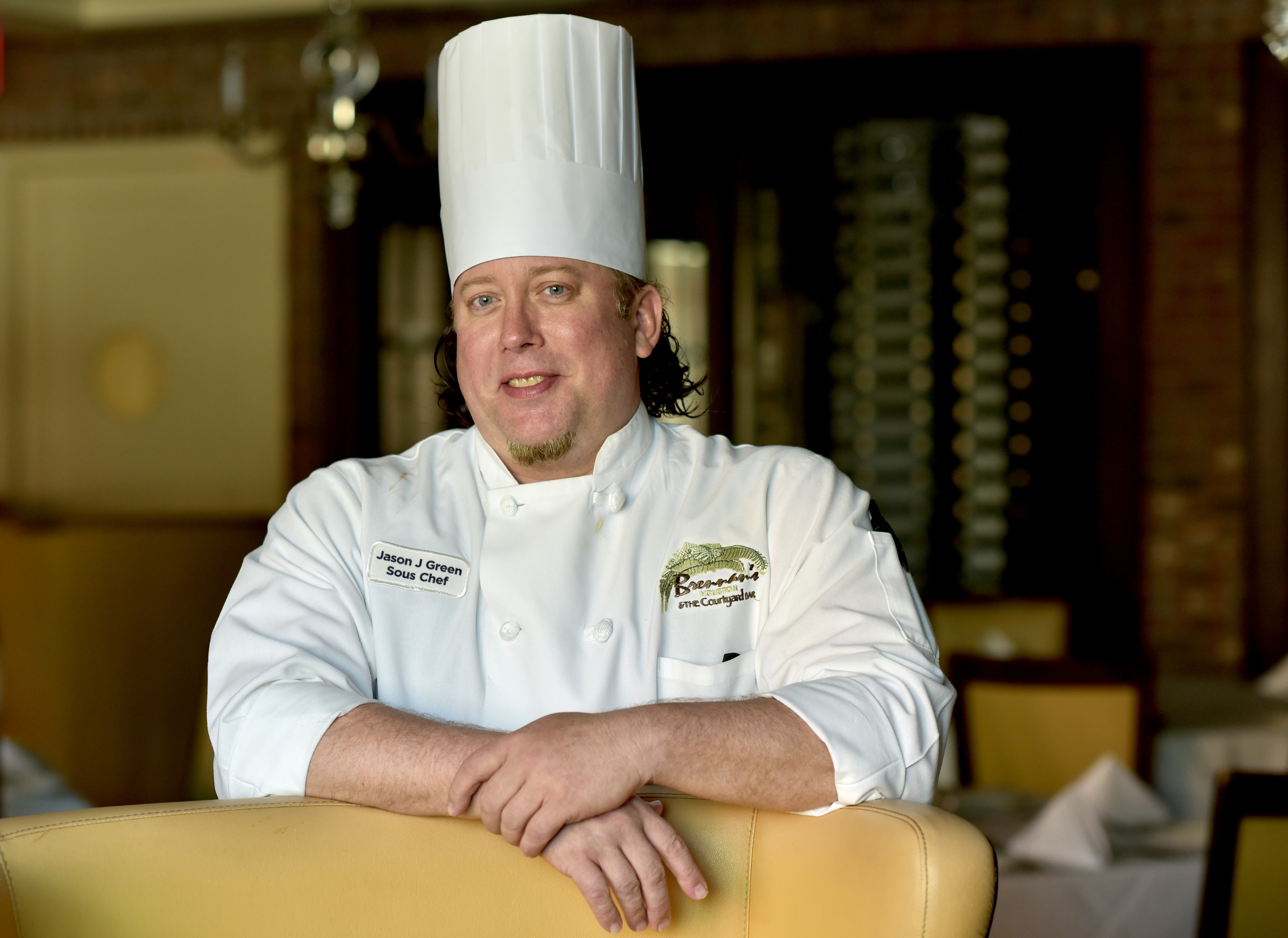 a man sitting on a table