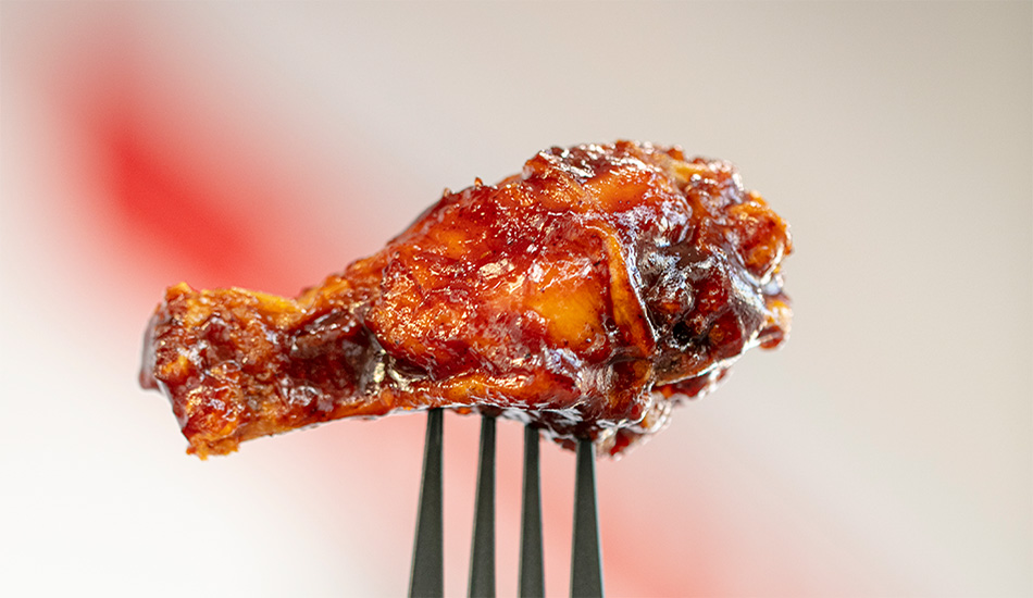 Pico Rivera chicken wings prepared by The Buffalo Spot for takeout.
