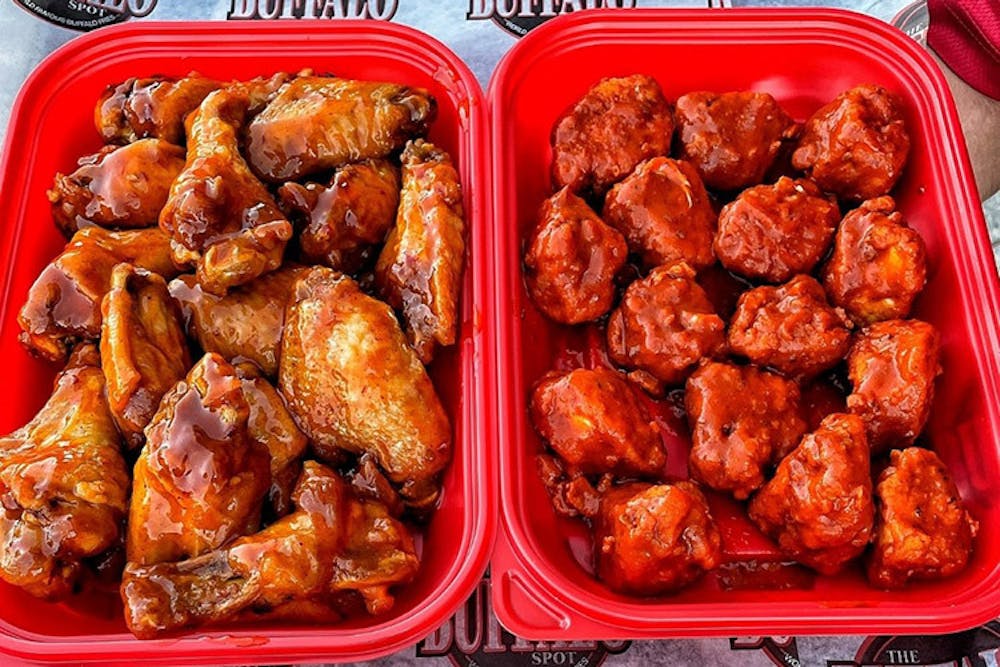 The Buffalo Spot offering chicken wings catering service near Phoenix, Arizona.