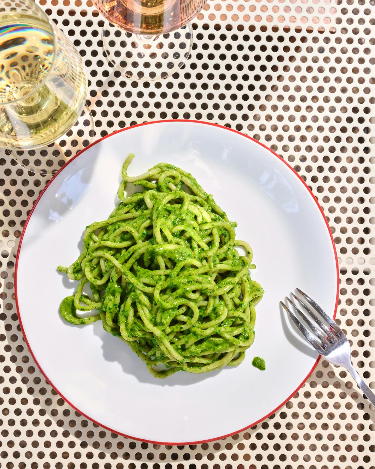 a plate of food with broccoli