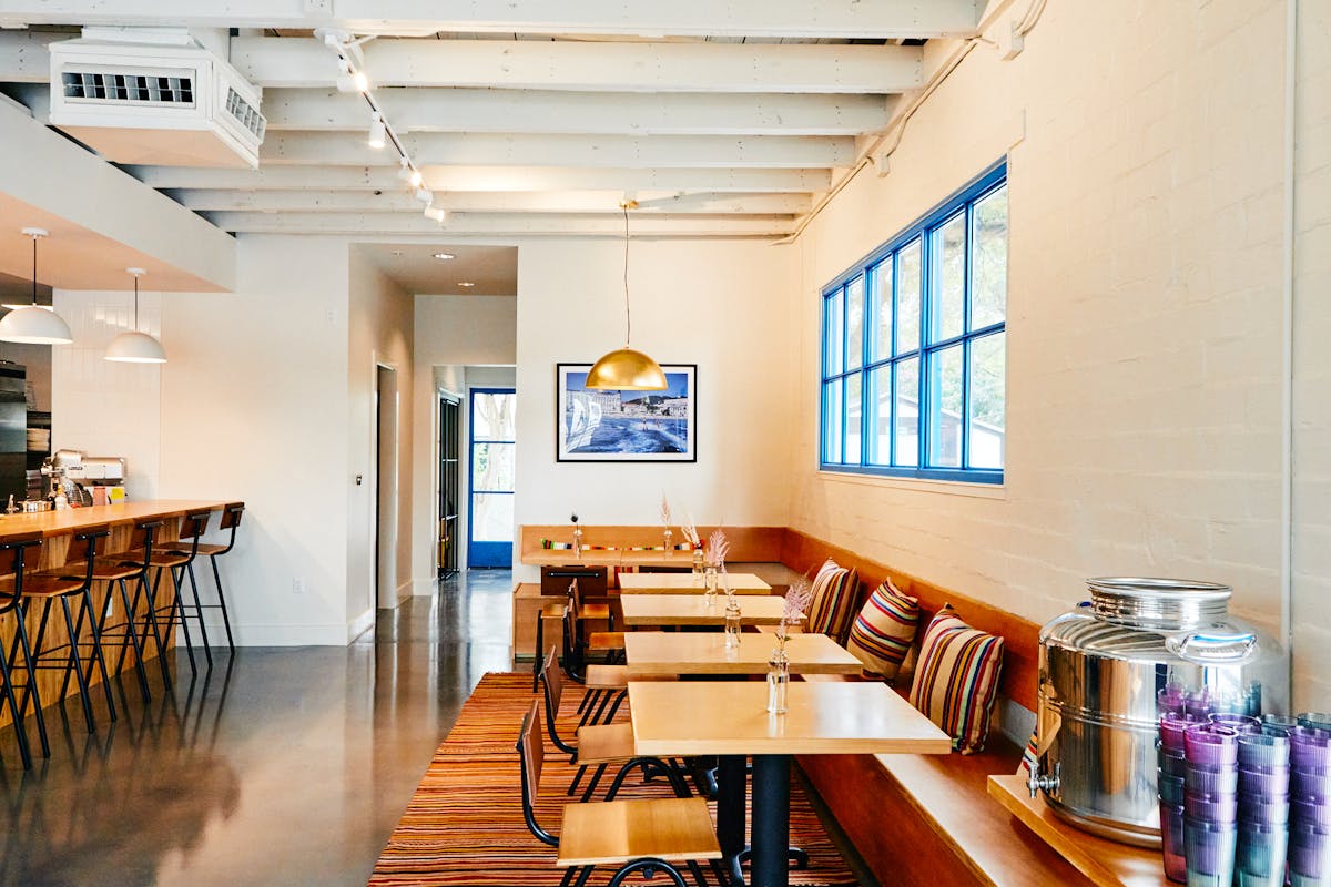 a dining room table