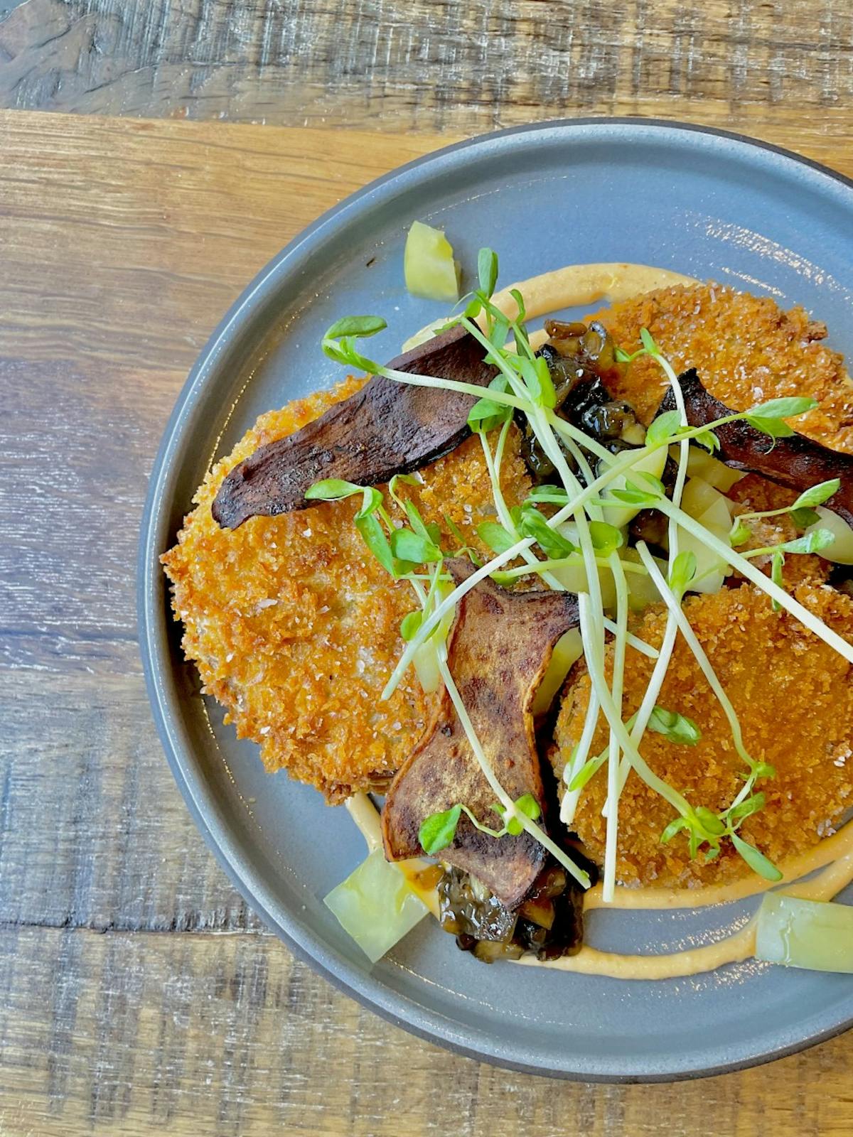 a bowl of food on a plate