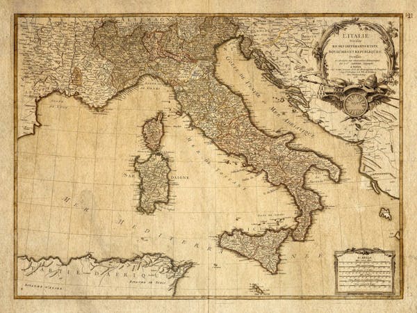 a close up of a map