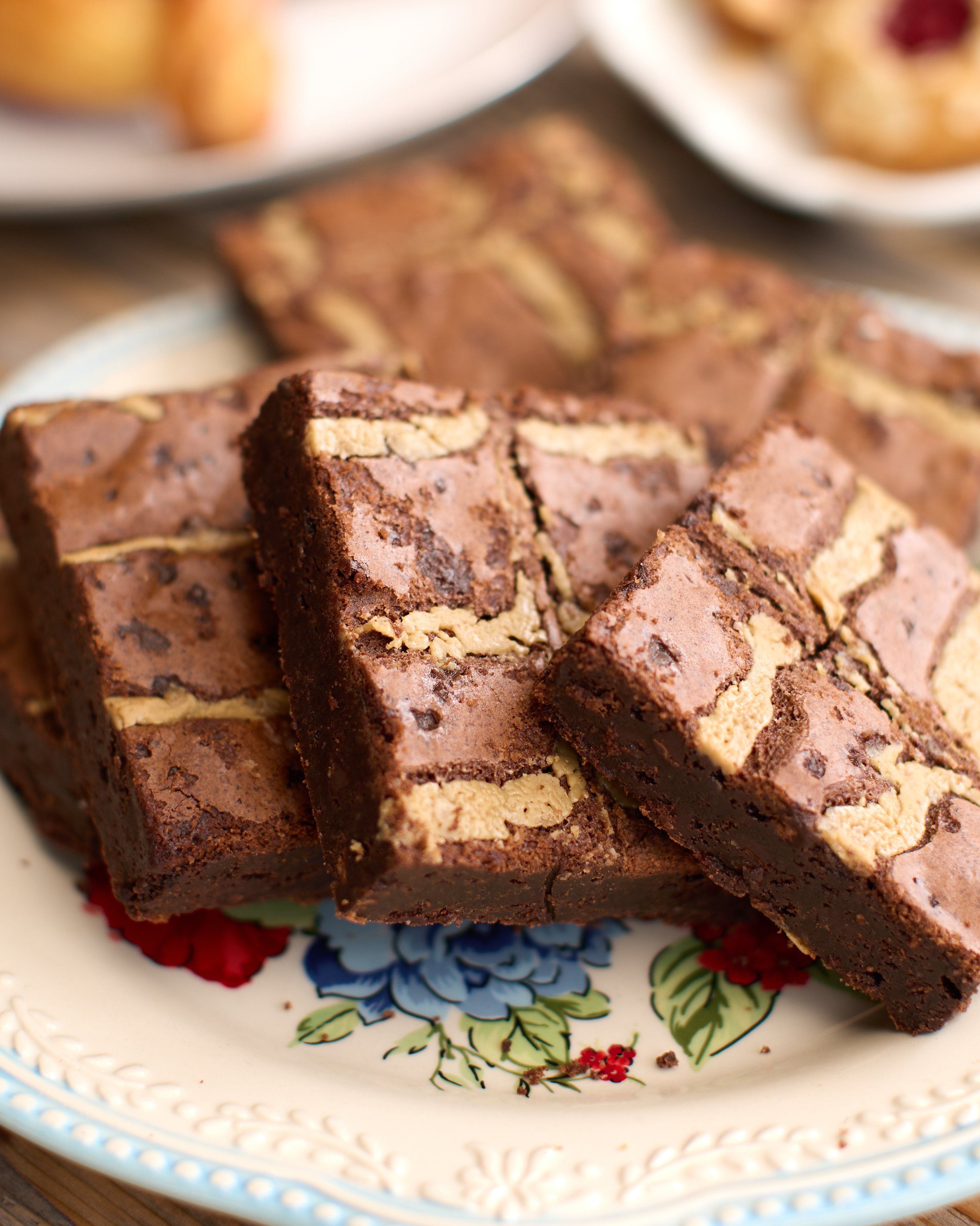 a piece of chocolate cake on a plate