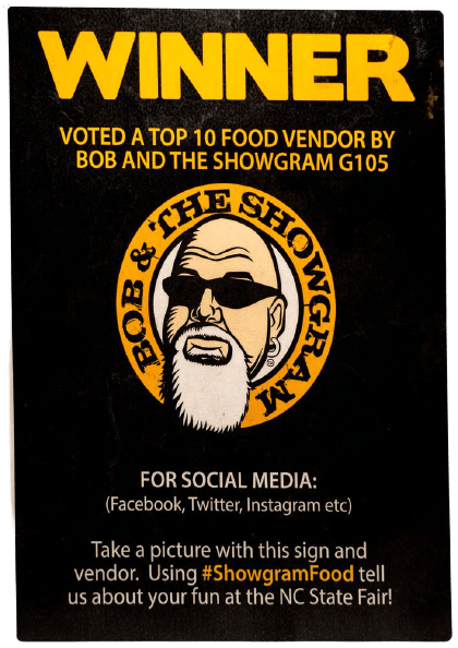 close up of an award