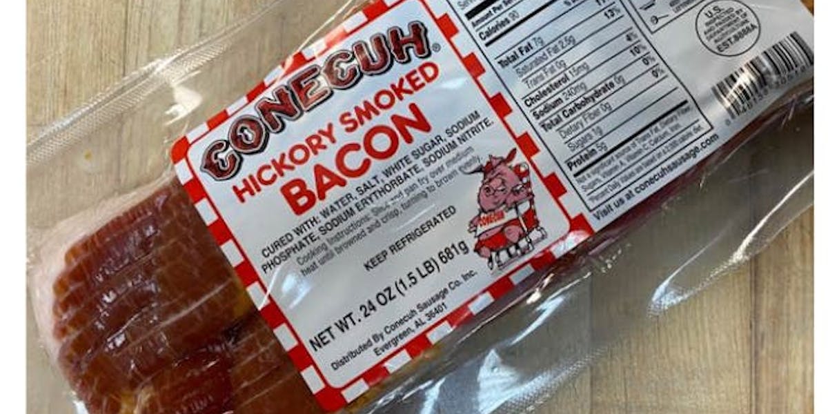 Conecuh Hickory Smoked Bacon (1.5 lb) | The Depot