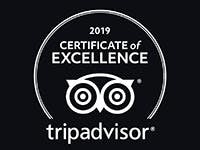 2019 certificate of Excellence Tripadvisor