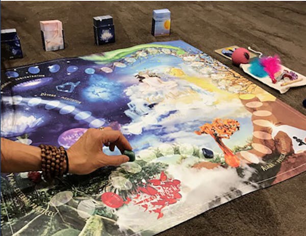 puzzle pieces on a table