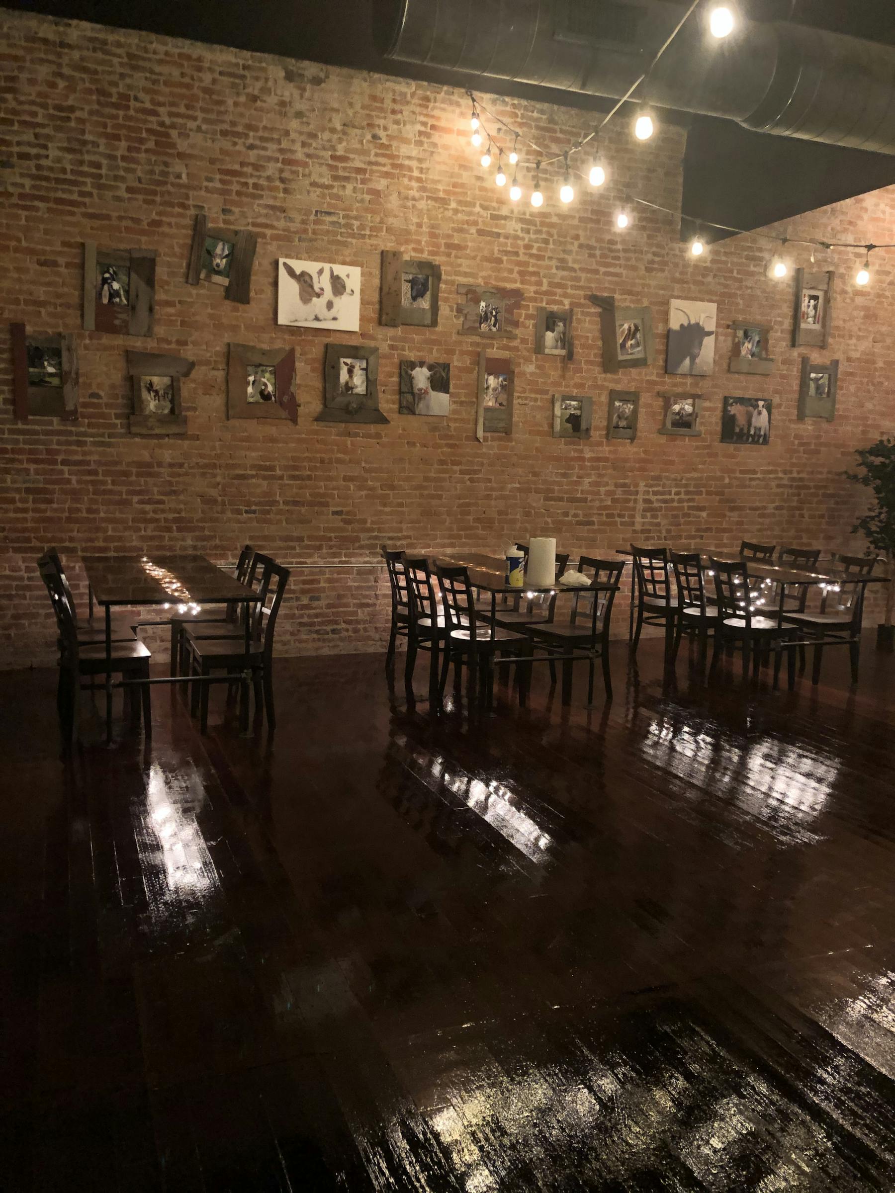a dining room