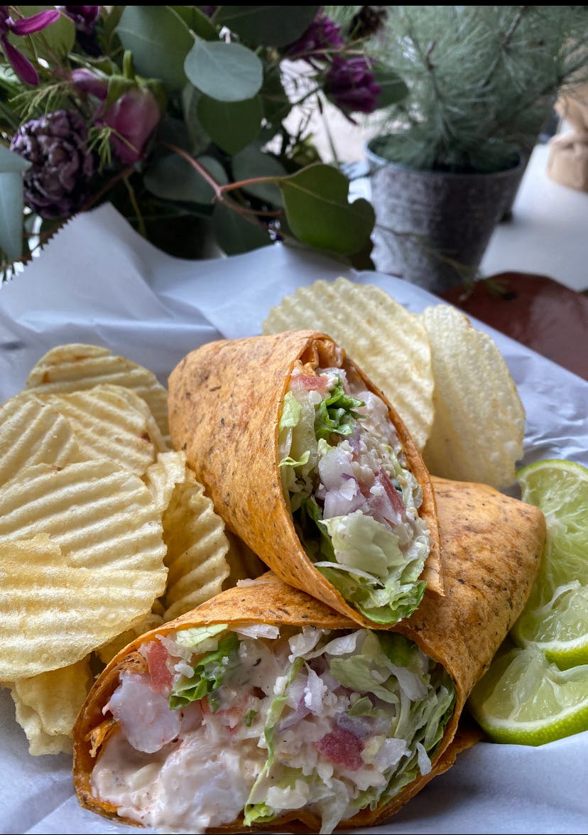 a close up of a sandwich on a plate