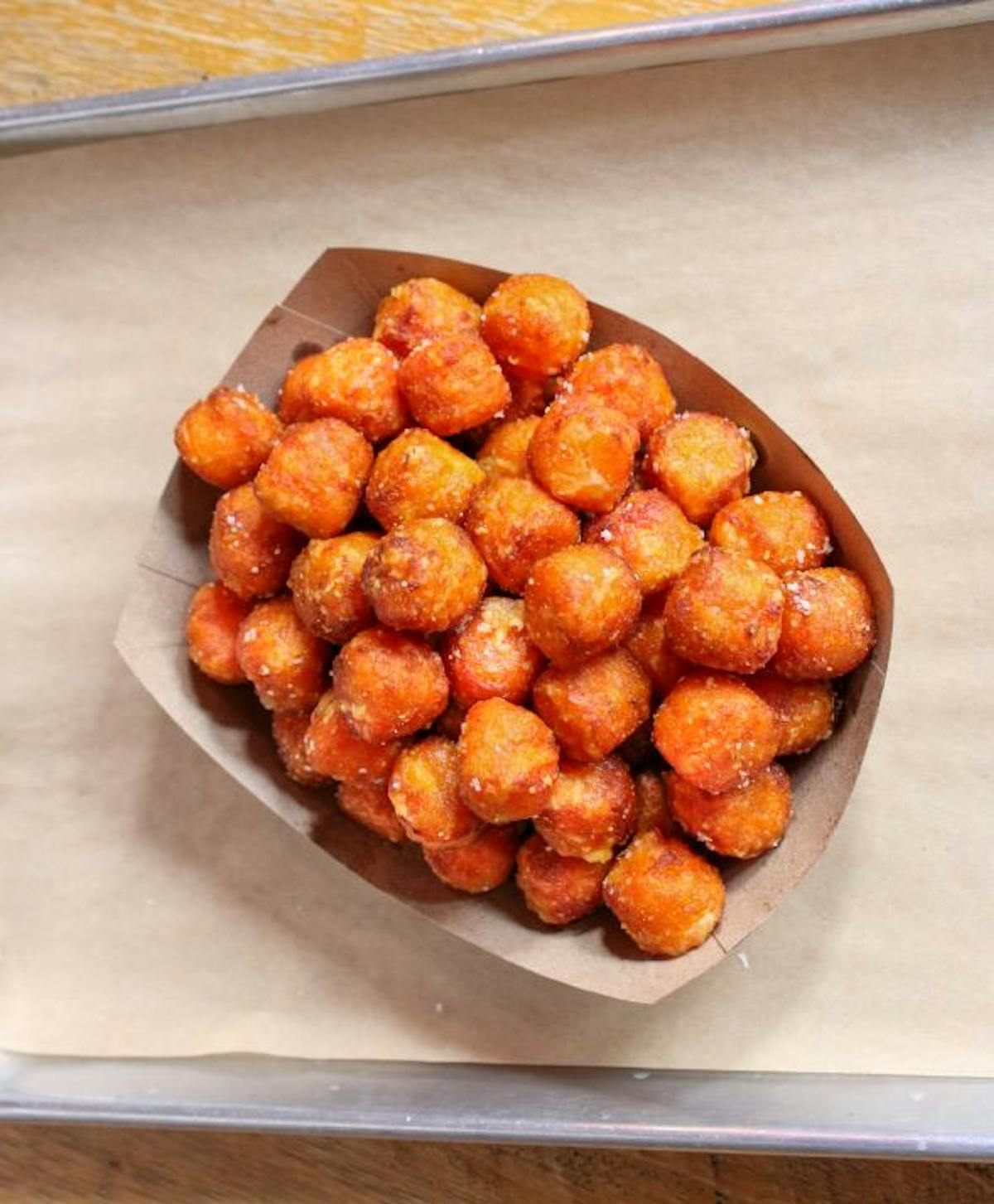 a close up of food on a table