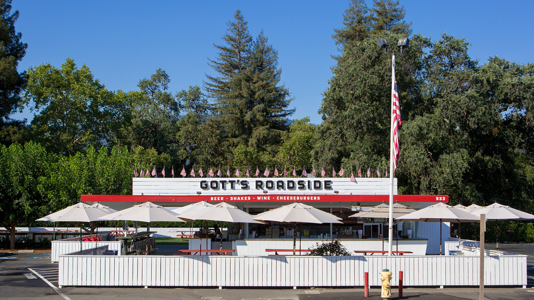 Gott's original roadside diner in St. Helena