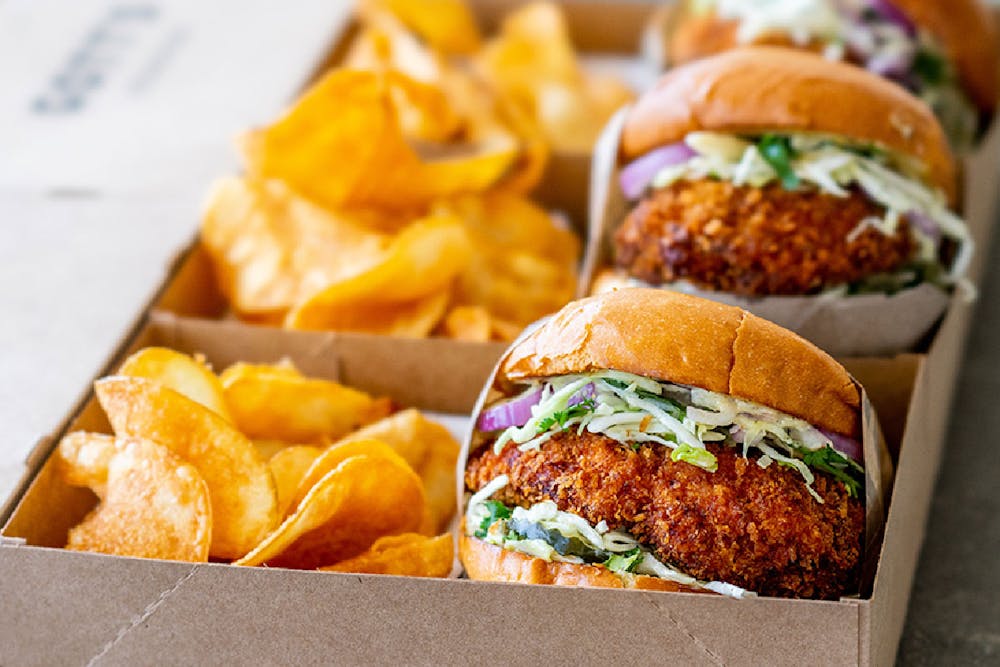 a box filled with different types of food