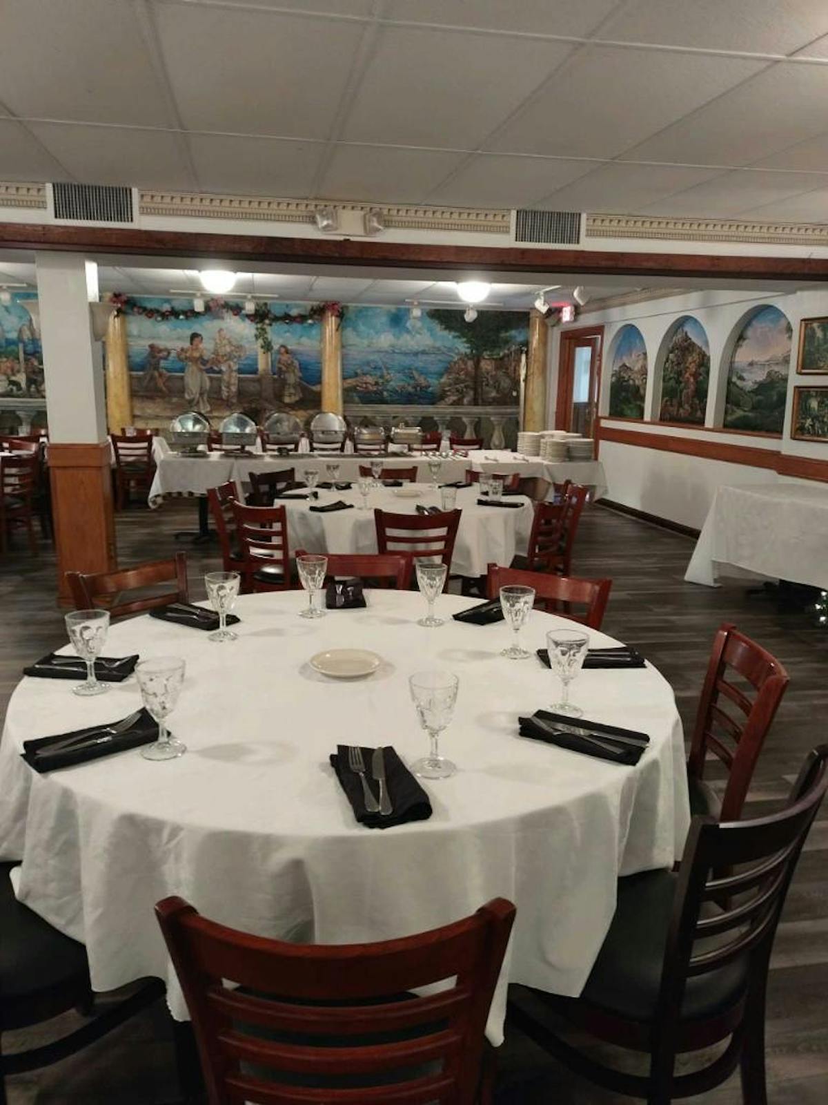a dining room table