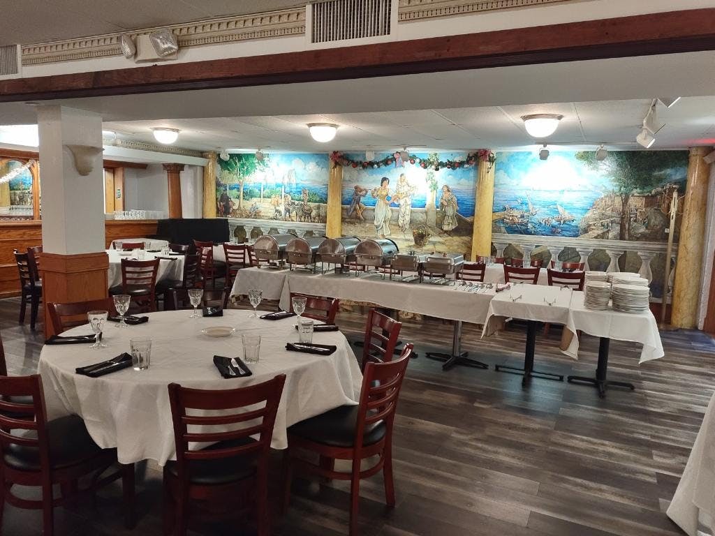 a dining room table
