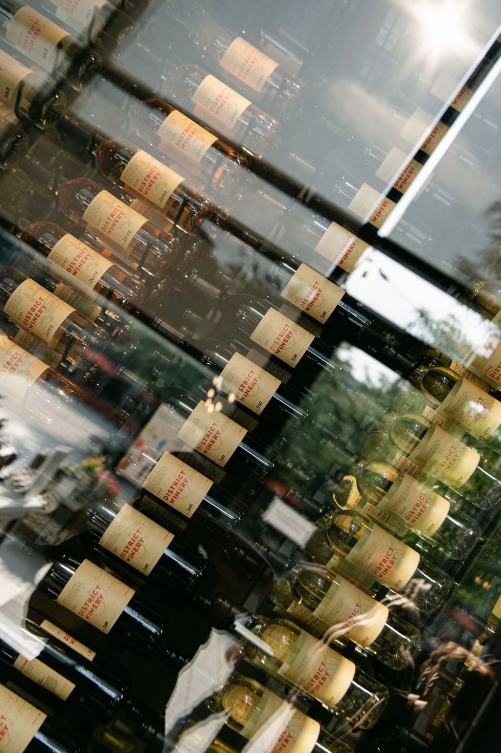 a store filled with lots of luggage