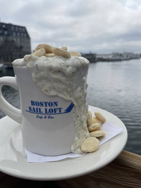 Sail Loft Mug The Boston Sail Loft Shipping our Famous Clam Chowder