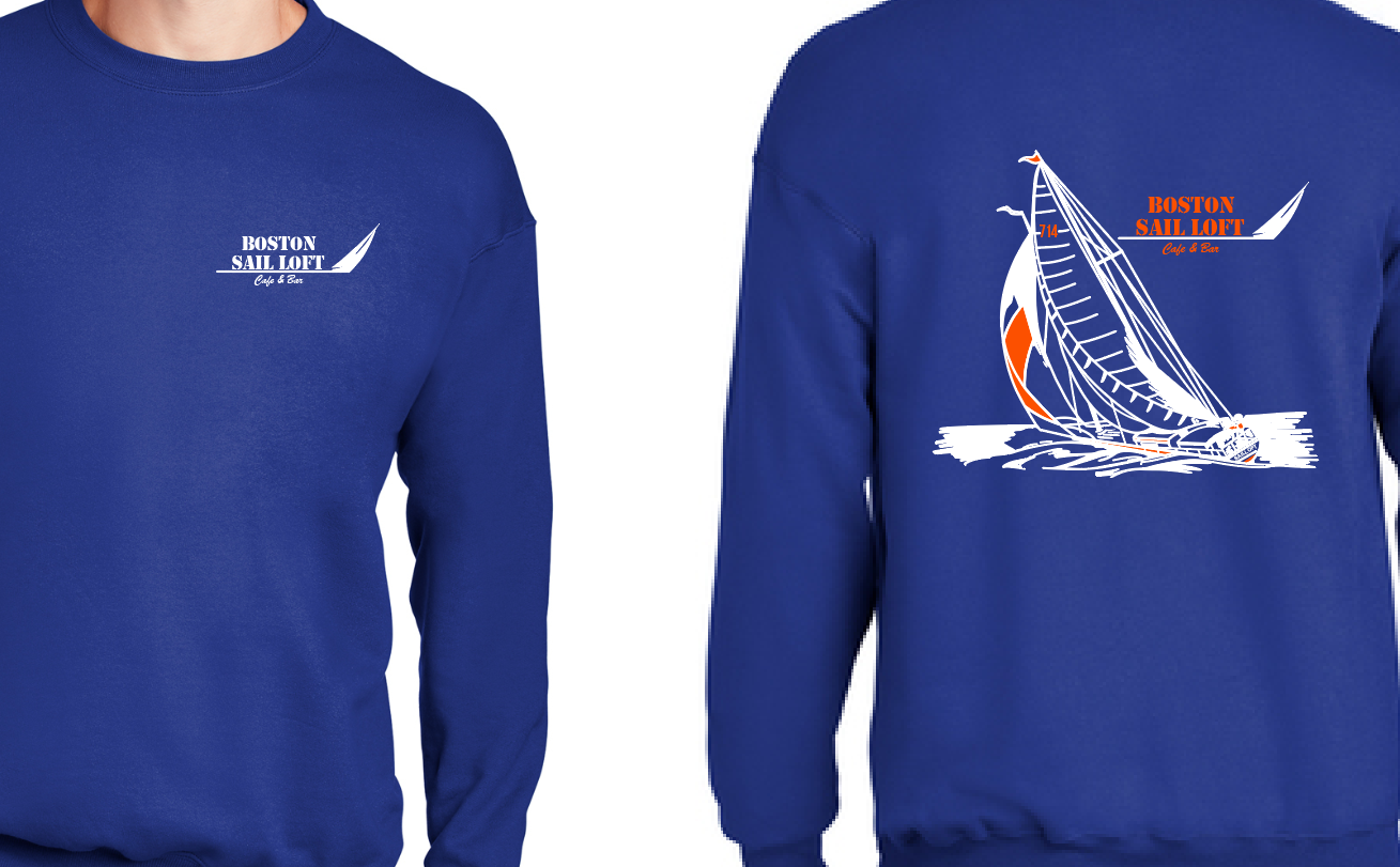 Crew Neck Sweatshirt | The Boston Sail Loft- Shipping our Famous