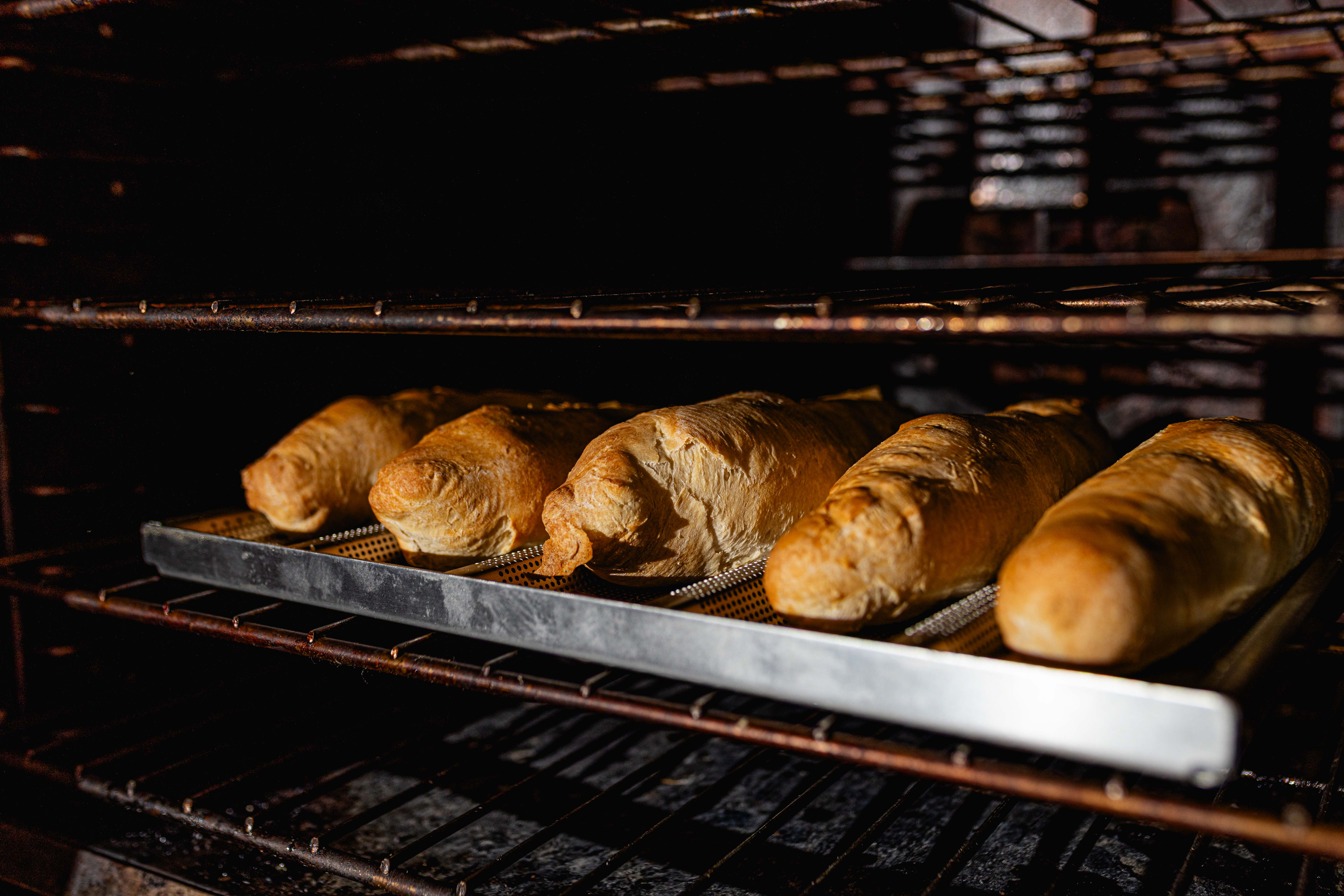 freshly baked bread